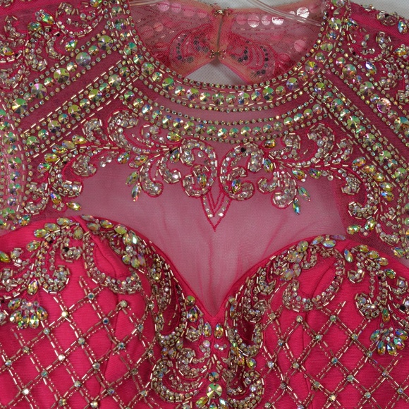 Beaded/Sequined/Rhinestone Gown SZ 8 Madison James - Picture 1 of 13